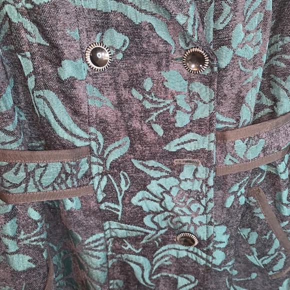 Anthro Elevenses Emerald Isle Coat 8 - Picture 6 of 14